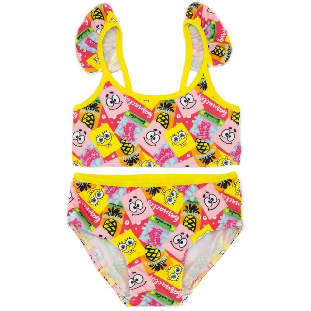 SpongeBob SquarePants Girls Faces Bikini / Yellow/Pink